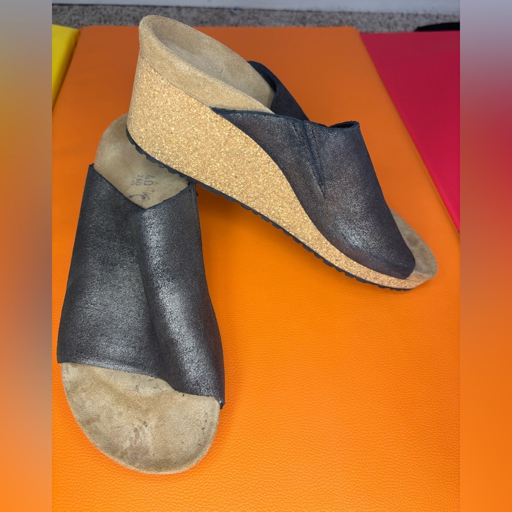 Birkenstock Women's Namica Papillio Suede Leather Sandals Size 40 - Picture 13 of 13